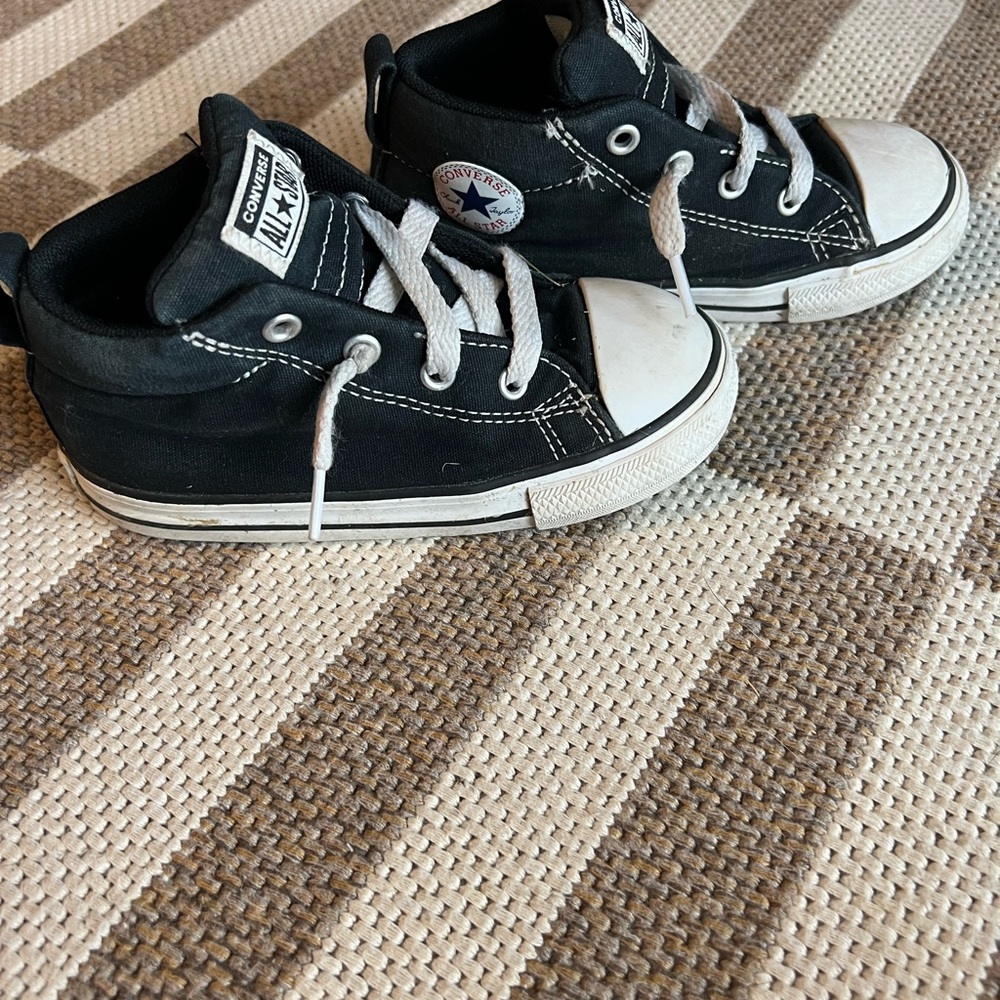 Converse Kids Black and White Sneakers